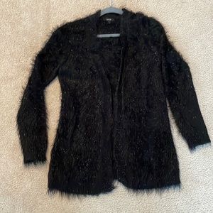 Amazing fuzzy cardigan, super warm and dressy
